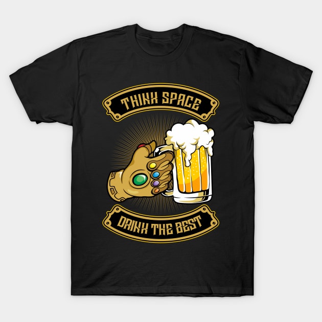 drink on the space T-Shirt by spoilerinc